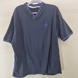 VTG Wimbledon Championship Wind Shirt Mens Large All England Lawn Tennis Club‎